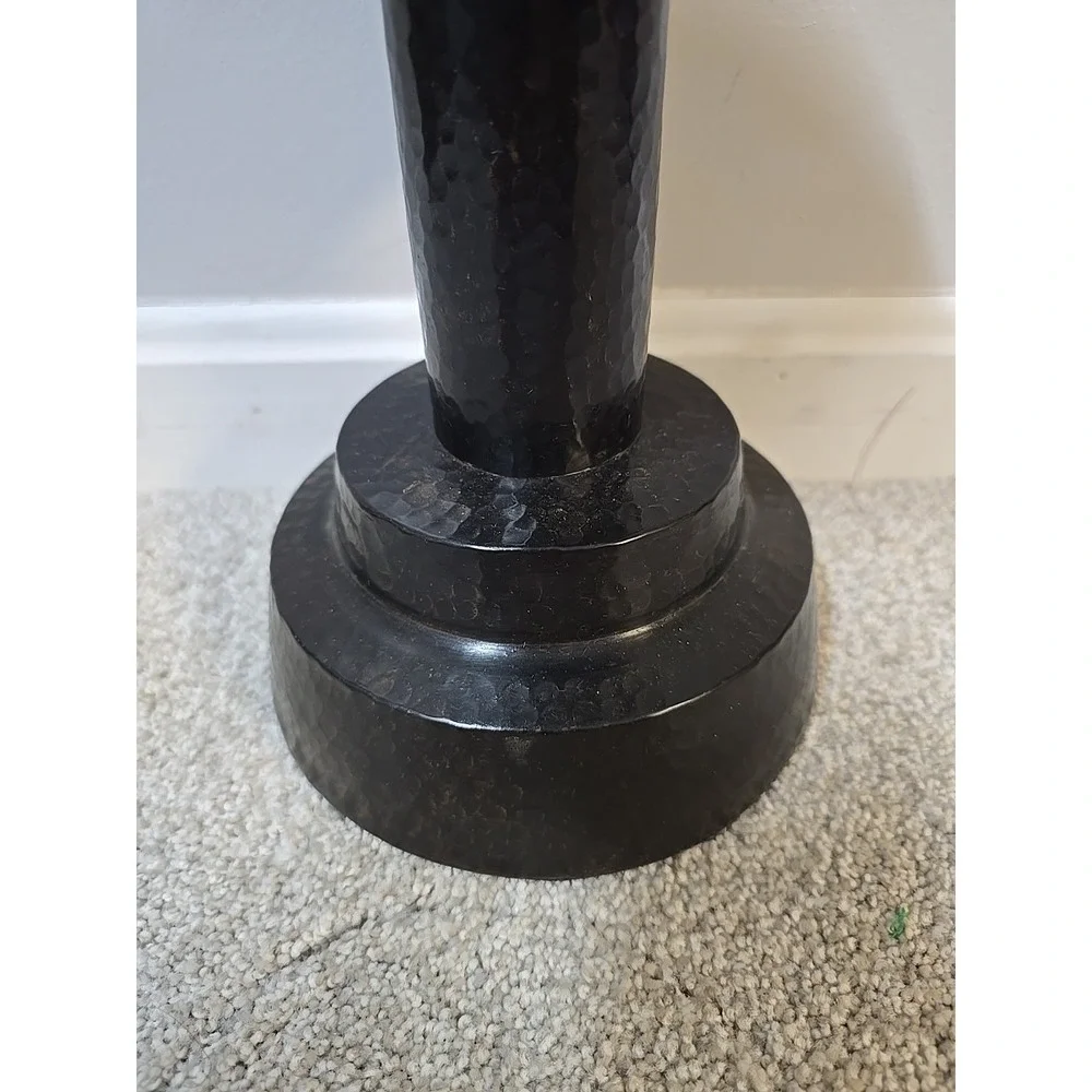 Pottery Barn Pillar Candle Holder 8.5